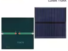 .5V 110mA 0.55W Solar Panel Polycrystalline 70*70MM Mini Sunpower Solar System DIY for Battery Cell Phone Charger – KSH 400 at HIMASTORES Mombasa, Kenya – Top quality batteries and powerbanks in Kenya. Best electronics shop in Kenya for Arduino, ESP32, Raspberry Pi, sensors and IoT devices.