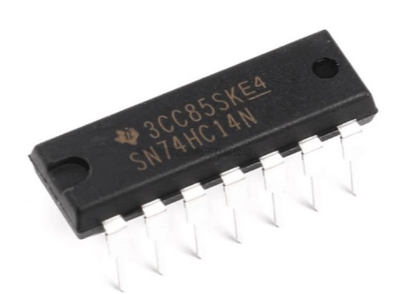 74HC14 LOGIC GATE IC (INTEGRATED CIRCUIT) – KSH 150 at HIMASTORES Mombasa, Kenya – Top quality intergrated circuits in Kenya. Best electronics shop in Kenya for Arduino, ESP32, Raspberry Pi, sensors and IoT devices.