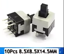 5.8x5.8 Self  UNlock Push Tactile Power Micro Switch 6 Pin Button Switches – KSH 30 at HIMASTORES Mombasa, Kenya – Top quality switches in Kenya. Best electronics shop in Kenya for Arduino, ESP32, Raspberry Pi, sensors and IoT devices.