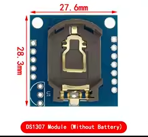 DS1307 Precision RTC Real Time Clock Memory Module For Arduino new original – KSH 300 at HIMASTORES Mombasa, Kenya – Top quality modules in Kenya. Best electronics shop in Kenya for Arduino, ESP32, Raspberry Pi, sensors and IoT devices.