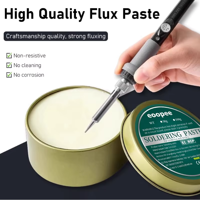 High-Precision Soldering Flux Paste for PCB PGA BGA Electronic Chip Welding Suitable for Precise Electronic Repair Maintenance – KSH 800 at HIMASTORES Mombasa, Kenya – Top quality HIMA electronics in Kenya. Best electronics shop in Kenya for Arduino, ESP32, Raspberry Pi, sensors and IoT devices.