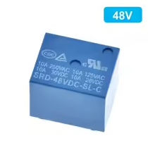 SRD-48VDC- 10A 250VAC 5PIN RELAY – KSH 70 at HIMASTORES Mombasa, Kenya – Top quality relays in Kenya. Best electronics shop in Kenya for Arduino, ESP32, Raspberry Pi, sensors and IoT devices.