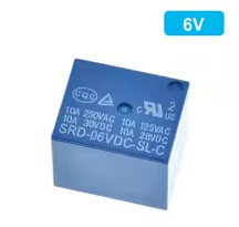 SRD-6VDC- 10A 250VAC 5PIN RELAY – KSH 70 at HIMASTORES Mombasa, Kenya – Top quality relays in Kenya. Best electronics shop in Kenya for Arduino, ESP32, Raspberry Pi, sensors and IoT devices.